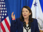 Sen. Maria Cantwell, D-Wash., is concerned about how computer-generated "deep fakes" can harm journalism.