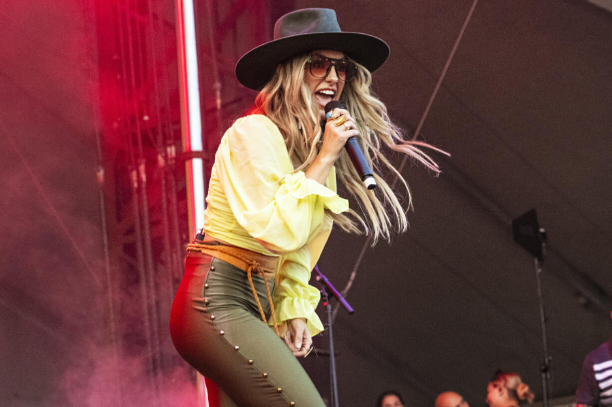 Lainey Wilson performs Aug. 3 on day one of the Lollapalooza Music Festival in Chicago.