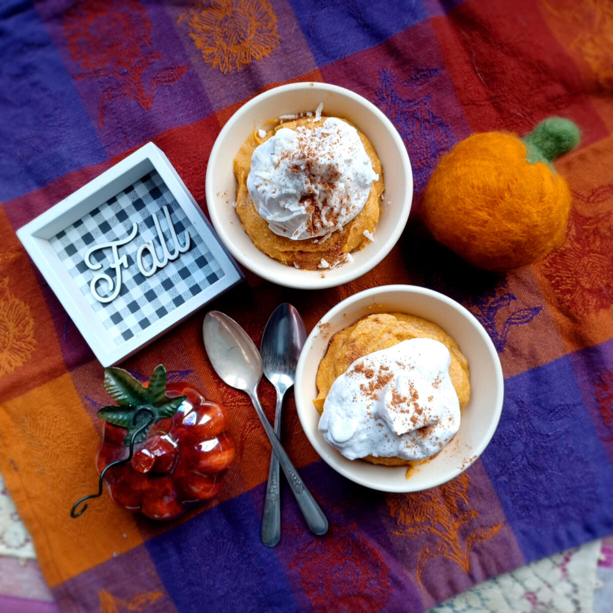 Mix pureed pumpkin with coconut milk and vanilla instant pudding, and you've got a rich, silky dessert in minutes.