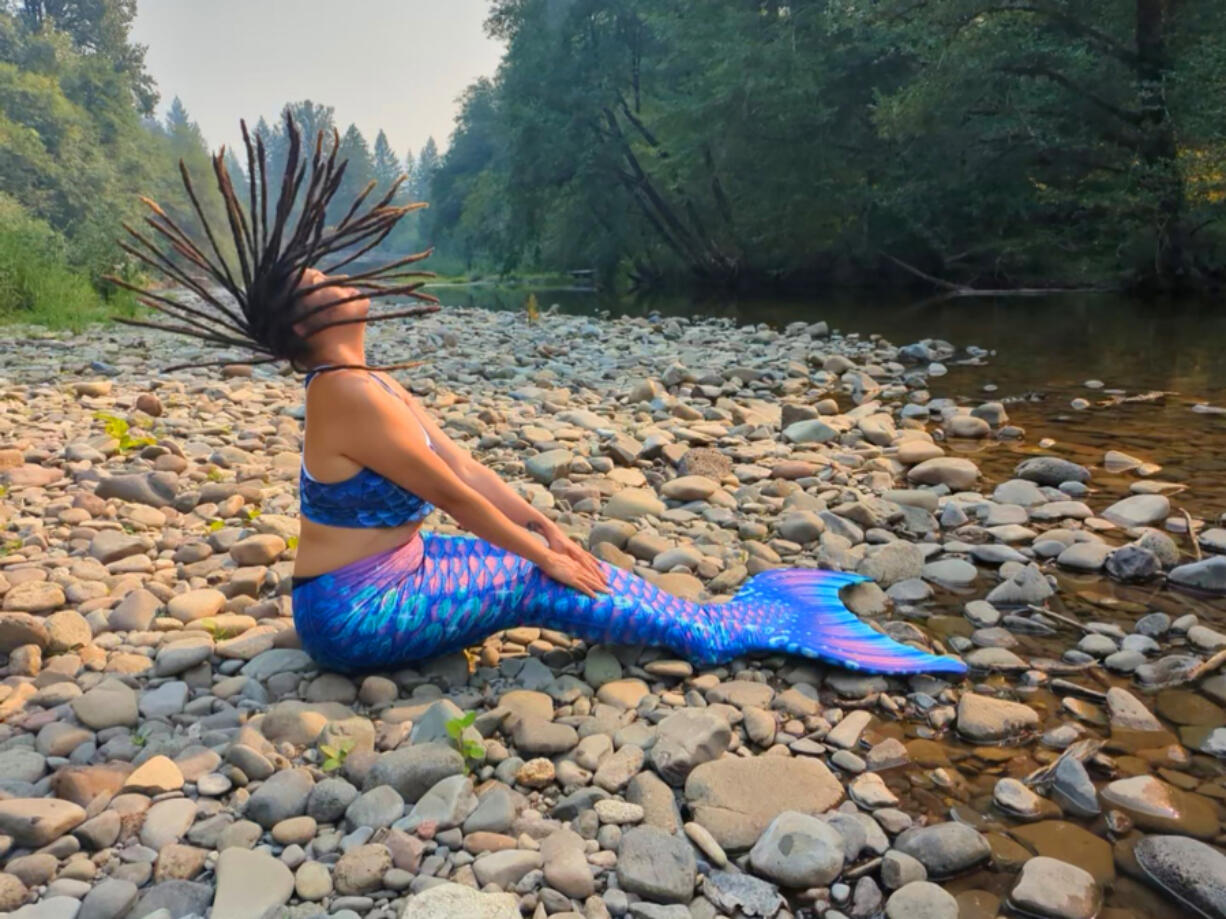 Jessica Thiessen, aka Luna Fortuna, identifies as Black and Indigenous. She says that anyone can be a mermaid -- just embrace your magic.