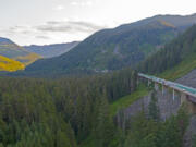 Northwest Forest Highway Snoqualmie Pass Bridge Overpass Cascade Mountains (iStock.com)