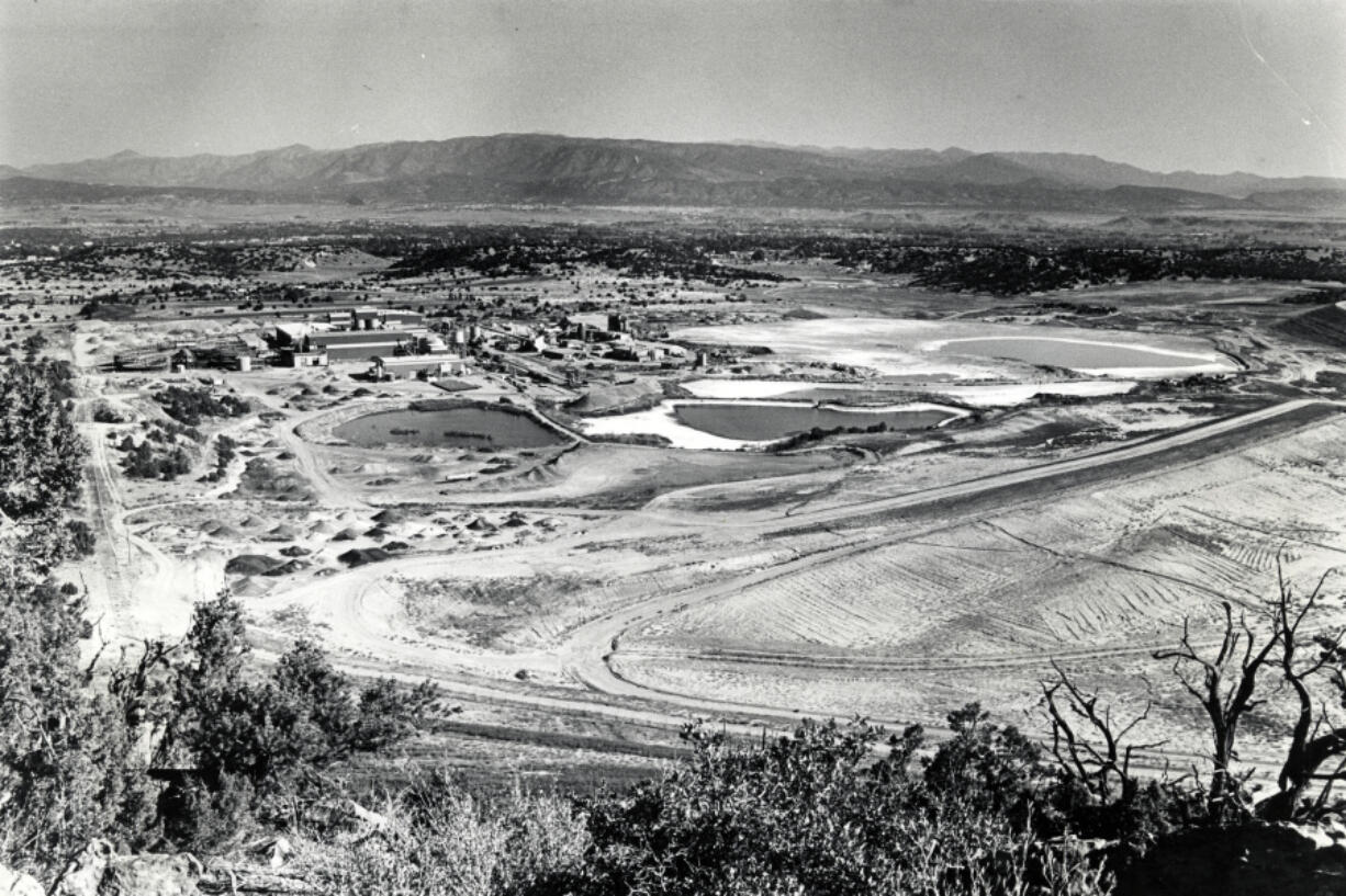 The Cotter Corp Mill on Oct. 13, 1980.