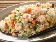 Shrimp fried rice.