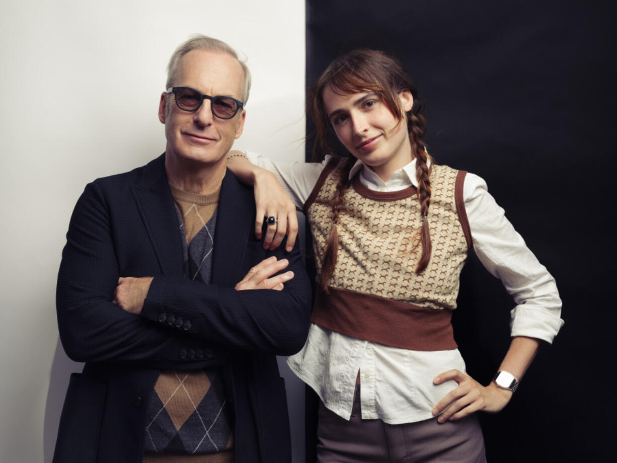 Bob Odenkirk, left, and his daughter Erin Odenkirk collaborated on the book, "Zilot & Other Important Rhymes." (Drew Gurian/Invision)