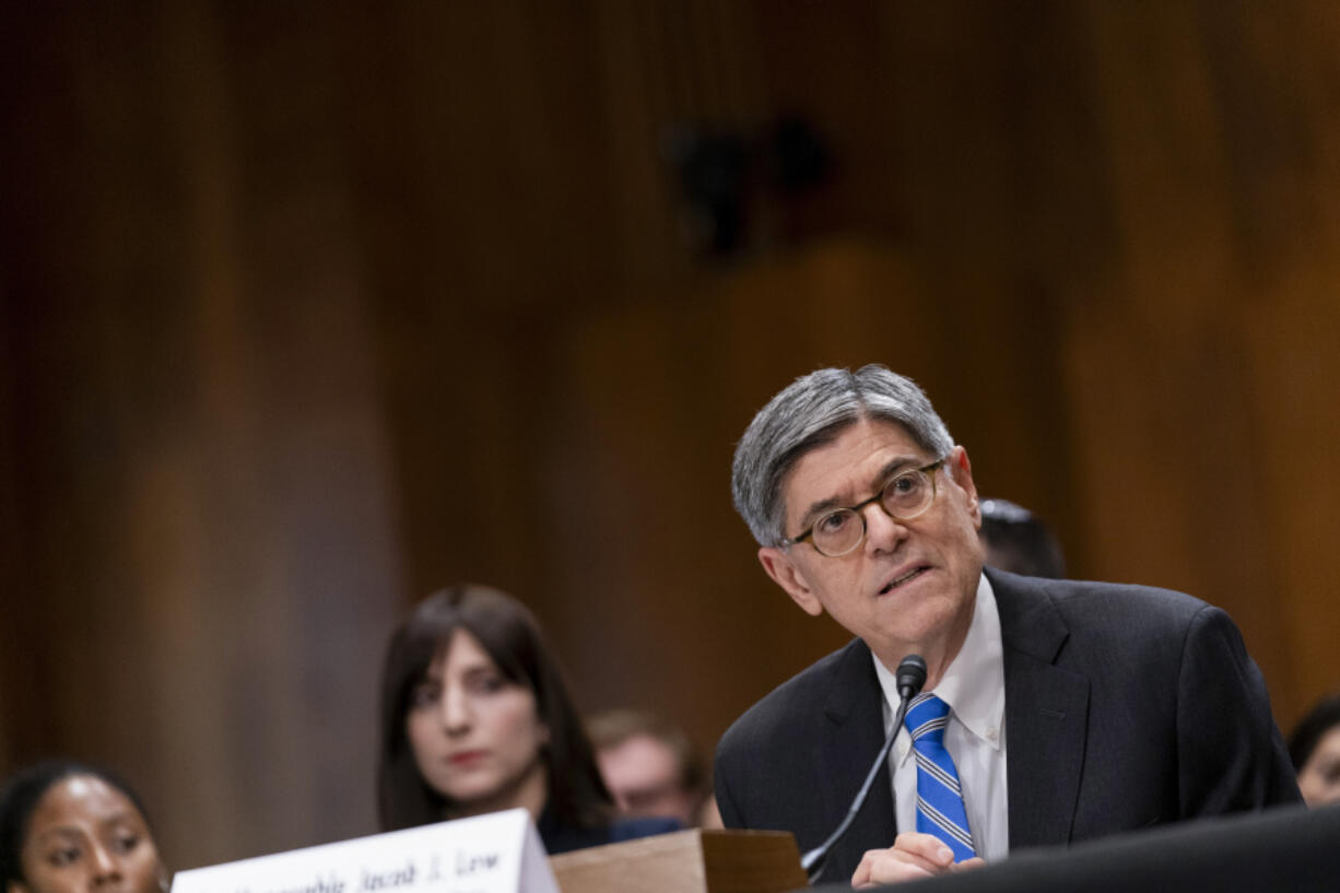 Jacob Lew, former treasury secretary under President Barack Obama, testifies during a Senate Foreign Relations Committee hearing to examine his nomination as Ambassador to the State of Israel, Wednesday, Oct. 18, 2023, in Washington.