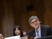 Jacob Lew, former treasury secretary under President Barack Obama, testifies during a Senate Foreign Relations Committee hearing to examine his nomination as Ambassador to the State of Israel, Wednesday, Oct. 18, 2023, in Washington.