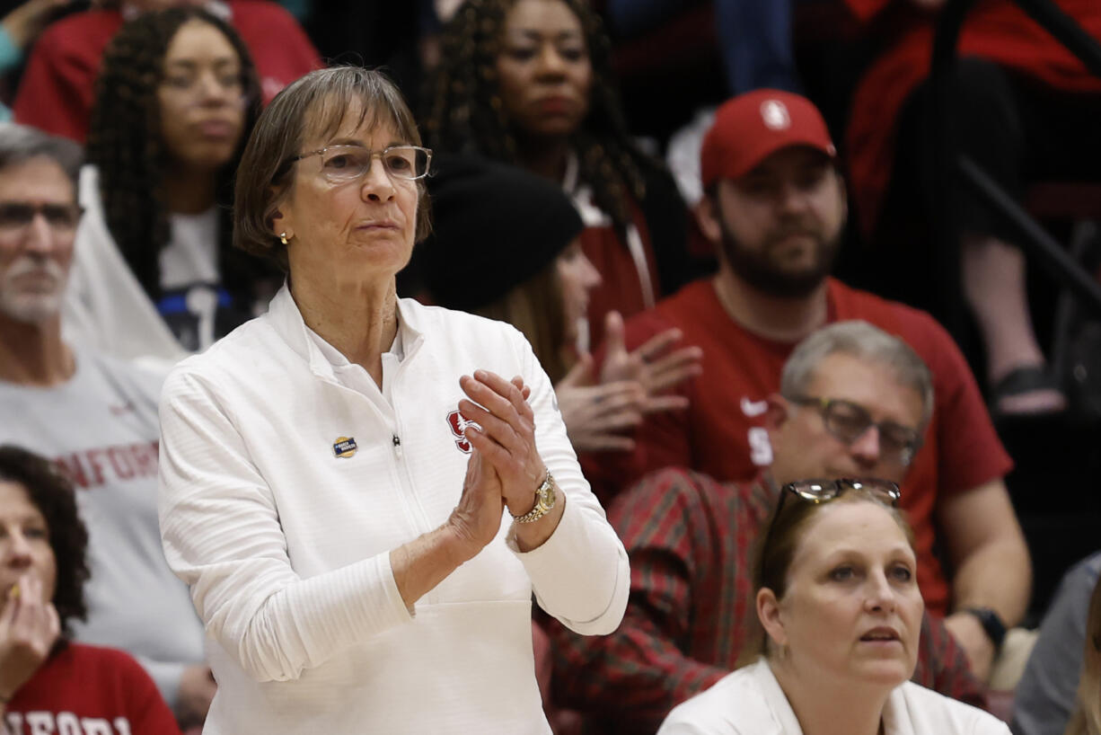 Stanford coach Tara VanDerveer enters her final season coaching in the Pac-12 Conference. The Cardinal will be in the ACC next season.