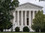 The Supreme Court is seen in Washington, Monday, Sept. 25, 2023. The new term of the high court begins next Monday, Oct. 2. (AP Photo/J.