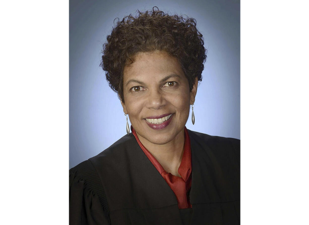 FILE - This undated photo provided by the Administrative Office of the U.S. Courts, shows U.S. District Judge Tanya Chutkan. Federal prosecutors and lawyers for Donald Trump will argue in court Monday, Oct. 16, over a proposed gag order aimed at reining in the former president's diatribes against likely witnesses and others in his 2020 election interference case in Washington. (Administrative Office of the U.S.