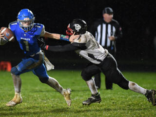 Prep Football: Omak at La Center photo gallery