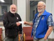 The Salmon Creek Lions Club recently sponsored a free paper shred event at Umpqua Bank, collecting donations for the Lions Sight Foundation and the Clark County Food Bank.