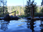 The soaking pools at Breitenbush Hot Springs range from 100-110 degrees and are filled exclusively with geothermal mineral water from on the property. Humans have soaked in these waters for thousands of years, as the pools were well-known to indigenous people in central Oregon.