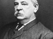 President Grover Cleveland, (1837-1908), 24th president of the United States.