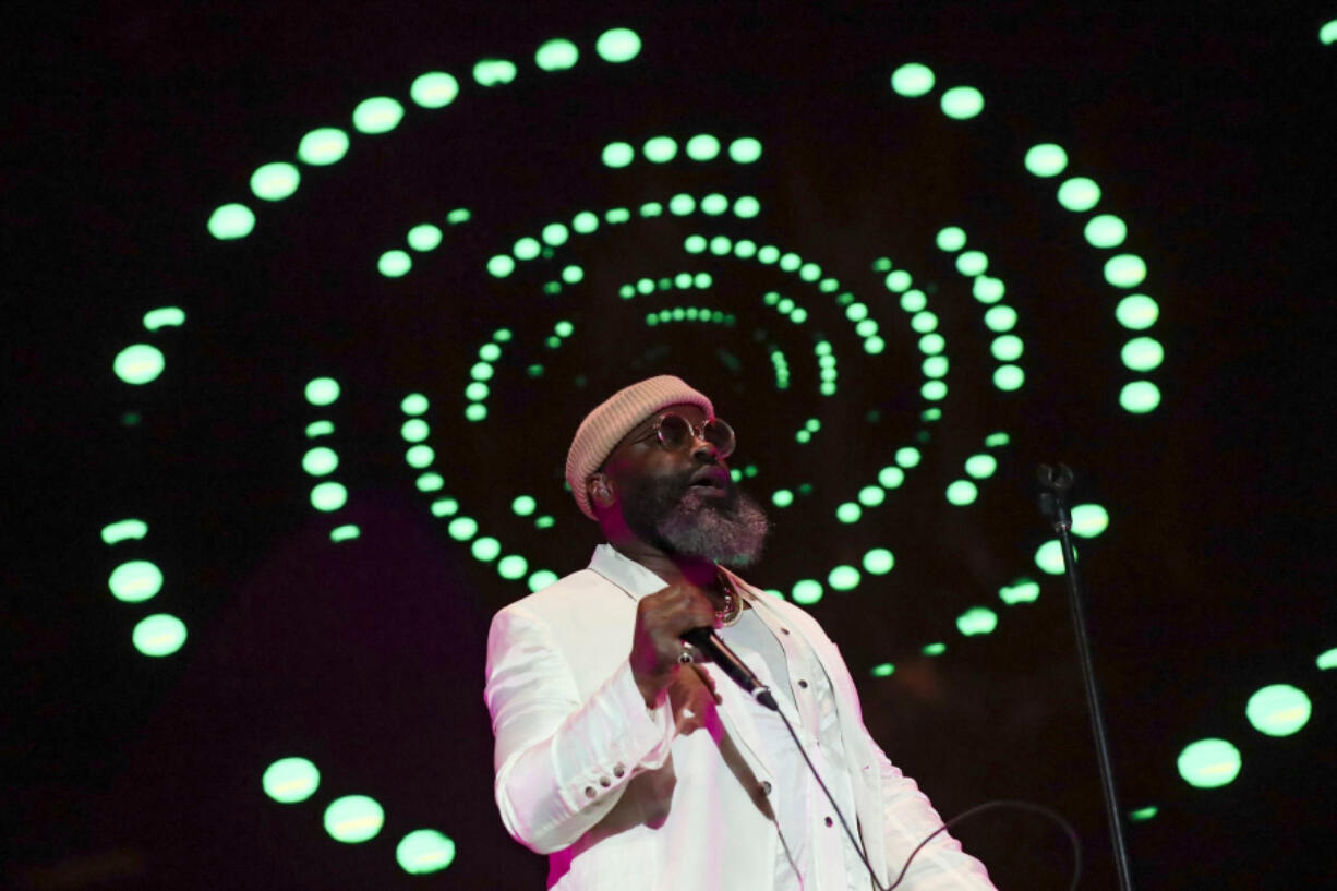 Tariq &ldquo;Black Thought&rdquo; Trotter, of The Roots, performs at the Roots Picnic at the Mann Center in Philadelphia in 2022.
