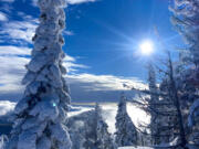 Clear skies at Schweitzer&rsquo;s North Bowl in the northern panhandle of Idaho, called the Gem State.