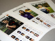 Printed proofs of All-Region special e-edition pages from The Columbian