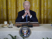 President Joe Biden meets with leaders from the Western Hemisphere for the inaugural Americas Partnership for Economic Prosperity Leaders' Summit at the White House, Friday, Nov. 3, 2023, in Washington.