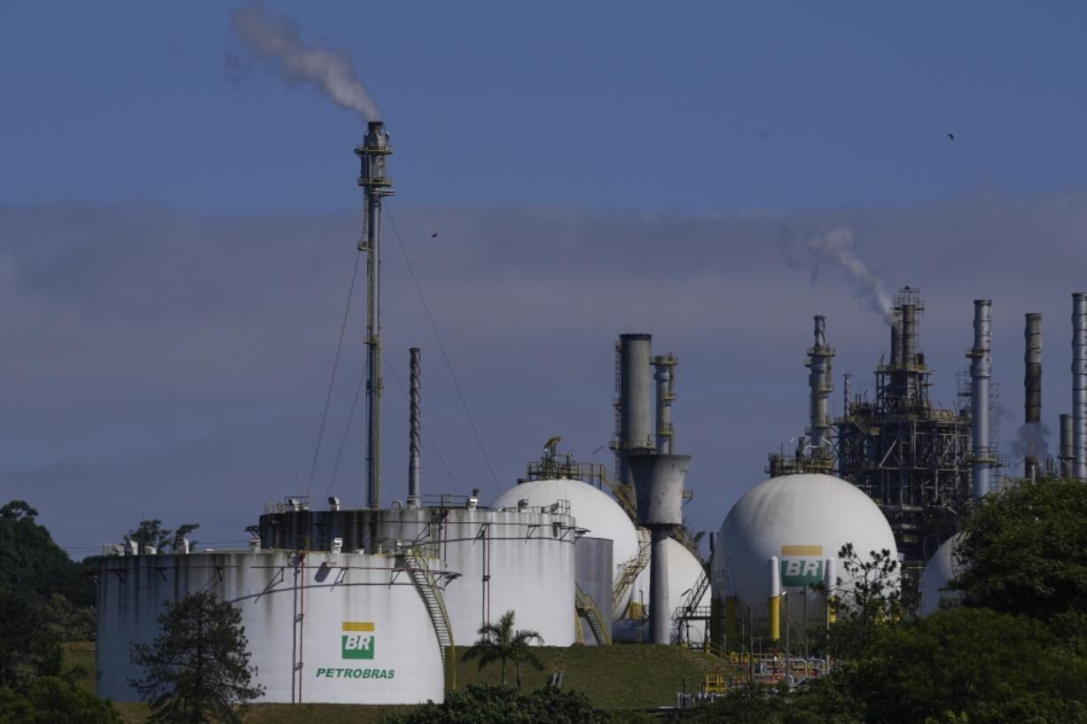 Capuava oil refinery owned by Petrobras sits in Maui, on the outskirts of Sao Paulo, Brazil, Monday, Nov. 6, 2023. The oil and gas sector, one of the major emitters of planet-warming gases, will need a rapid and substantial overhaul for the world to avoid even worse extremes fueled by human-caused climate change, a report Thursday Nov. 23, said.