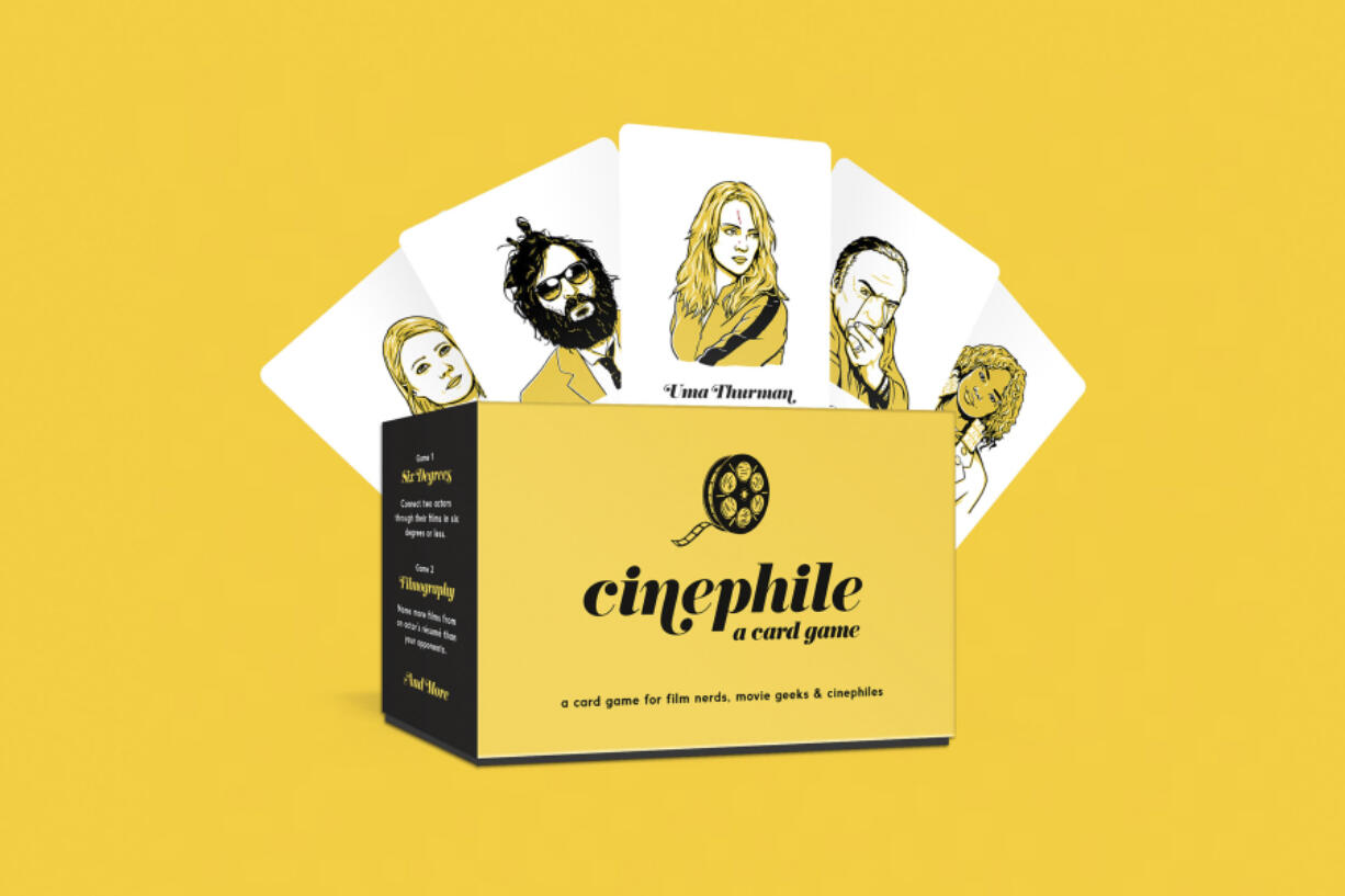 Cinephile is a movie card game.