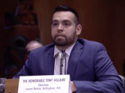 Tony Hillaire of the Lummi Nation testifies before the Senate Indian Affairs Committee that impacts of the fentanyl crisis on his community are devastating. (U.S.