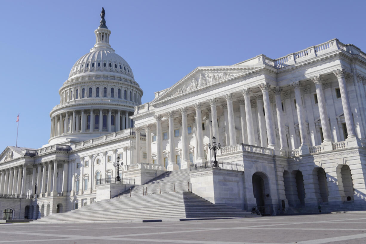 The U.S Capitol is seen on Friday, Nov. 3, 2023, in Washington.