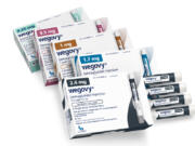 This image provided by Novo Nordisk in January 2023, shows packaging for the company's Wegovy medication. According to a study published Saturday, Nov. 11, 2023, in the New England Journal of Medicine, the popular weight-loss drug reduced the risk of serious heart problems by 20%, and could change the way doctors treat certain heart patients.