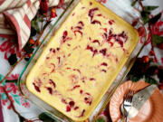 They're creamy, tangy, zingy and zesty. They're cranberry cheesecake zingers.