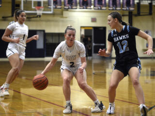 Prep Girls Basketball: Hockinson vs. Hudson&#8217;s Bay photo gallery