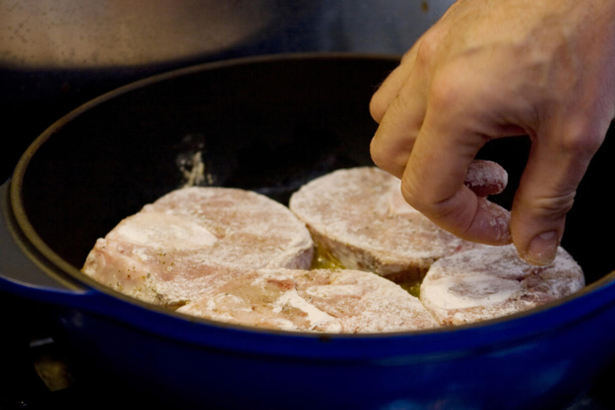 Osso Buco alle Milanese (Braised Veal Shanks).