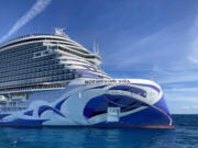 Norwegian Viva is the second Prima-class ship for Norwegian Cruise Line, seen Nov. 30 at Great Stirrup Cay.