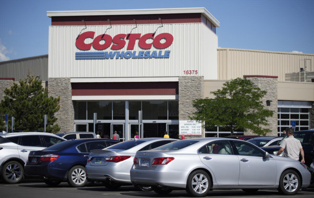 FILE - A Costco warehouse is seen, July 8, 2022, in Thornton, Colo. Business closings on Christmas Eve are less common than those on Christmas Day, but many large chains still cut back hours or close up shop early for the coming holiday. Costco&#039;s warehouses will be open from 8:30 a.m. to 5 p.m. on Christmas Eve, Sunday, Dec. 24, 2023, although hours may vary between locations.