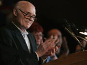 FILE -Sen. Herb Kohl, D-Wis., makes a final appearance at the Wisconsin Democratic Convention in Appleton, Wis. on Saturday, June 9, 2012. Herb Kohl, a former Democratic U.S. senator from Wisconsin and former owner of the Milwaukee Bucks basketball team, has died, an email from his foundation said Wednesday, Dec. 27, 2023.