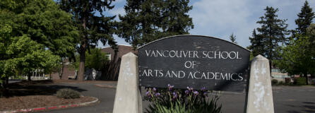 The Vancouver School of Arts and Academics is pictured May 1, 2020.