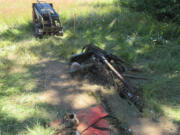 The walk-behind trencher a 16-year-old boy was using to dig a channel for fence posts while working for a Vancouver construction company over the summer. He was dragged under the blade of the machine, and his injuries required both of his legs to be amputated.