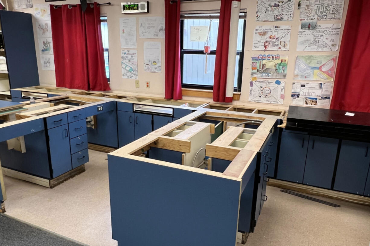 A winter storm that hit over the three-day Martin Luther King Jr. holiday weekend caused pipes to freeze and burst inside Skyridge Middle School in Camas. Camas school leaders said damage throughout the district will cost at least $250,000 to repair.