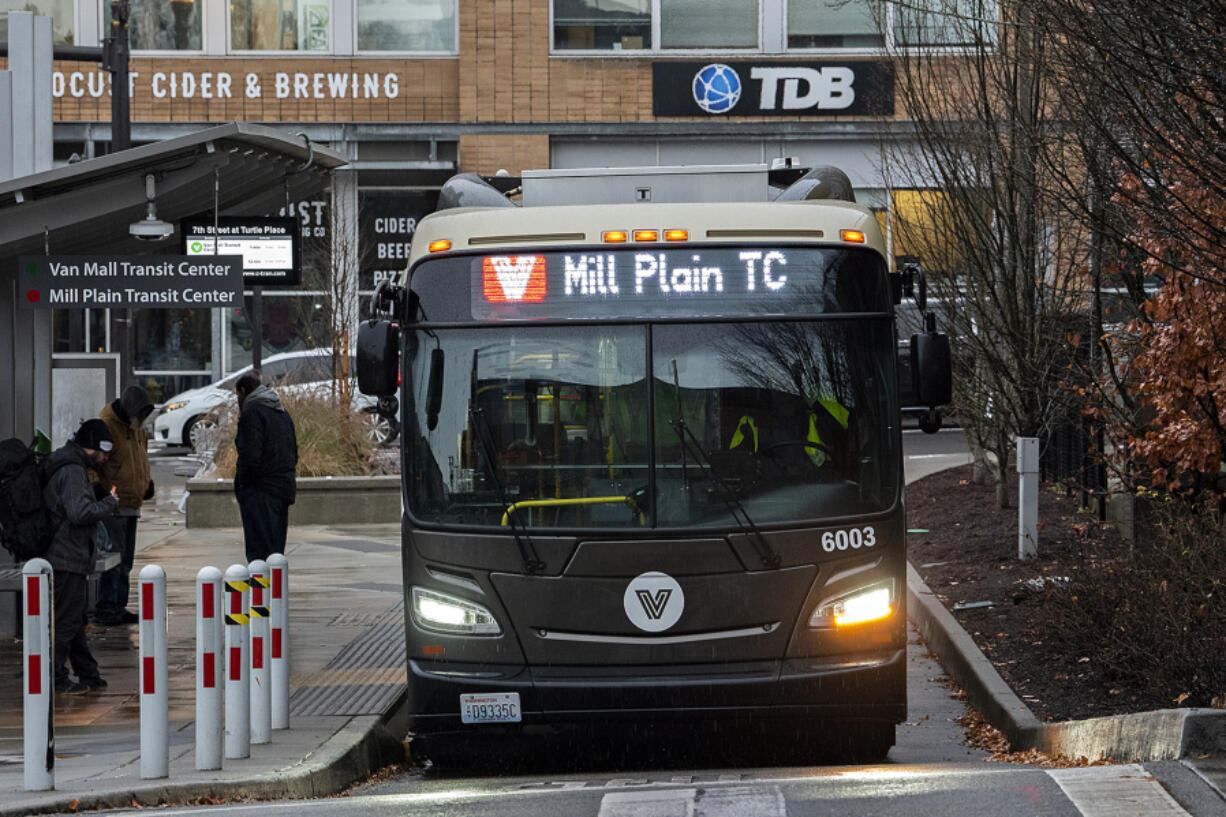 During construction of the Mill Plain Vine, C-Tran&rsquo;s contractor laid $4 million worth of fiber along the corridor to enhance communication between stations and ensure travel times are accurate.