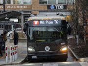 During construction of the Mill Plain Vine, C-Tran&rsquo;s contractor laid $4 million worth of fiber along the corridor to enhance communication between stations and ensure travel times are accurate.