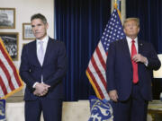 Former President Donald Trump's attorney John Lauro, speaks to the media before Trump, at a Washington hotel, Tuesday, Jan. 9, 2024, after Trump attended a federal appeals court hearing at the federal courthouse in Washington.