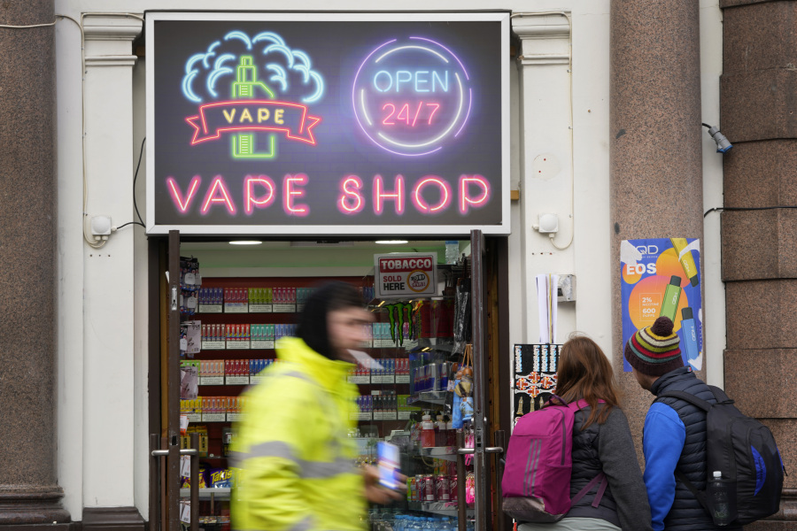 The UK will ban disposable vapes and curb candy flavored e