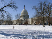 The U.S Capitol is seen on a sunny day in Washington, Wednesday, Jan. 17, 2024.