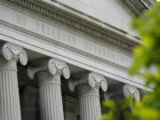 The Treasury Building in Washington, on May 4, 2021. The U.S. Treasury has announced that the nation&#039;s gross national debt has surpassed $34 trillion. The record high comes after Republican lawmakers and the White House had agreed to temporarily lift the nation&#039;s $31.4 trillion debt limit last year after the government ran up against its legal borrowing capacity and needed to implement &quot;extraordinary measures&quot; to avoid a default.