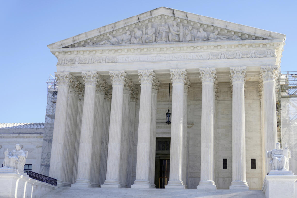 The U.S. Supreme Court is photographed on Wednesday, Jan. 17, 2024, in Washington.