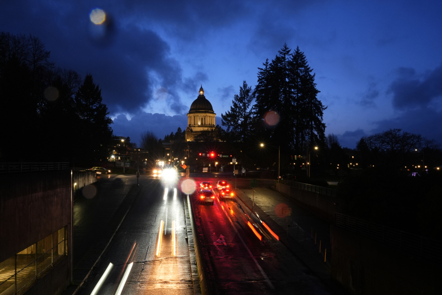 The Washington state Capitol building is pictured, Tuesday, Jan. 9, 2024, in Olympia, Wash.