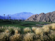 The 9th hole on the Mountain course at the La Quinta Resort &amp; Spa in Palm Springs, Calif.