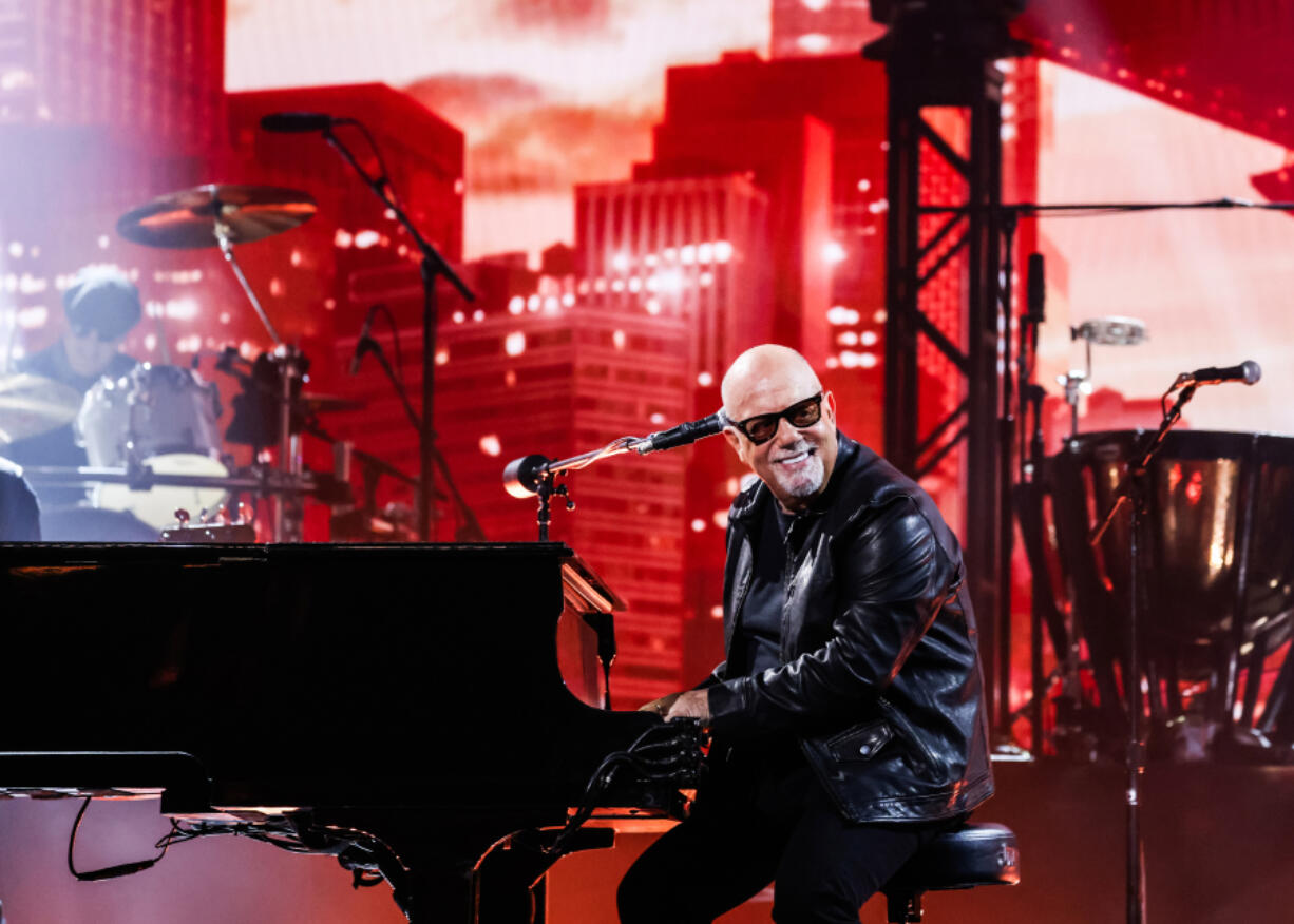 Billy Joel performs Feb. 4 during the 66th Grammy Awards in Los Angeles.