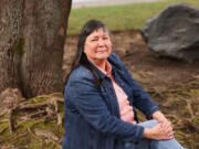 Andrea Boyd photographed at Marine Park in Bellingham, Washington, on Wednesday, Feb. 14, 2024. Boyd is the mother of a 36-year-old with schizophrenia who has been in crisis several times -- her son now has what&rsquo;s called a &ldquo;mental health advance directive,&rdquo; which is a legal document that allows him to make decisions for those times he&rsquo;s in crisis/incapable of consenting to treatment. Andrea says it improves behavioral health care for disabled patients and prevents people on the streets from being abandoned.