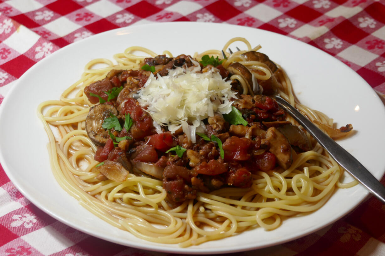 Walnut and Mushroom Ragout.