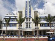 The exterior of the Breakwater Hotel is featured Aug. 31, 2011, in Miami Beach, Florida.