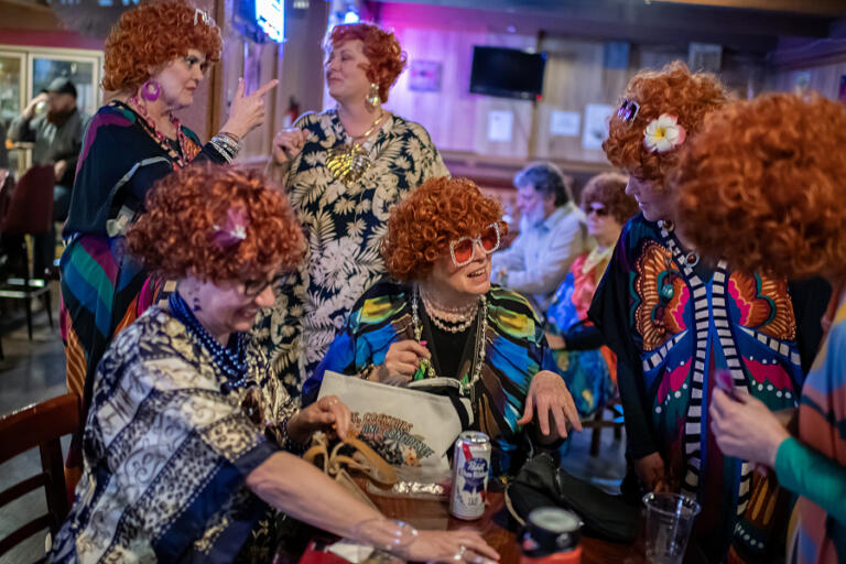 Will the real Mrs. Roper please step forward? Happy Family Restaurant in Battle Ground fills with participants in Saturday&rsquo;s Mrs. Roper Pub Crawl. The event celebrated the iconic style of Helen Roper from the classic television show, &ldquo;Three&rsquo;s Company.&rdquo; Similar Mrs.