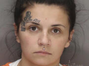 This 2024 photo provided by the Ada County Sheriff's Office shows Tia Garcia. Garcia has been charged in connection with an ambush that allowed a white supremacist Idaho prison gang member to escape as he was being discharged from a Boise hospital, March 20, 2024.